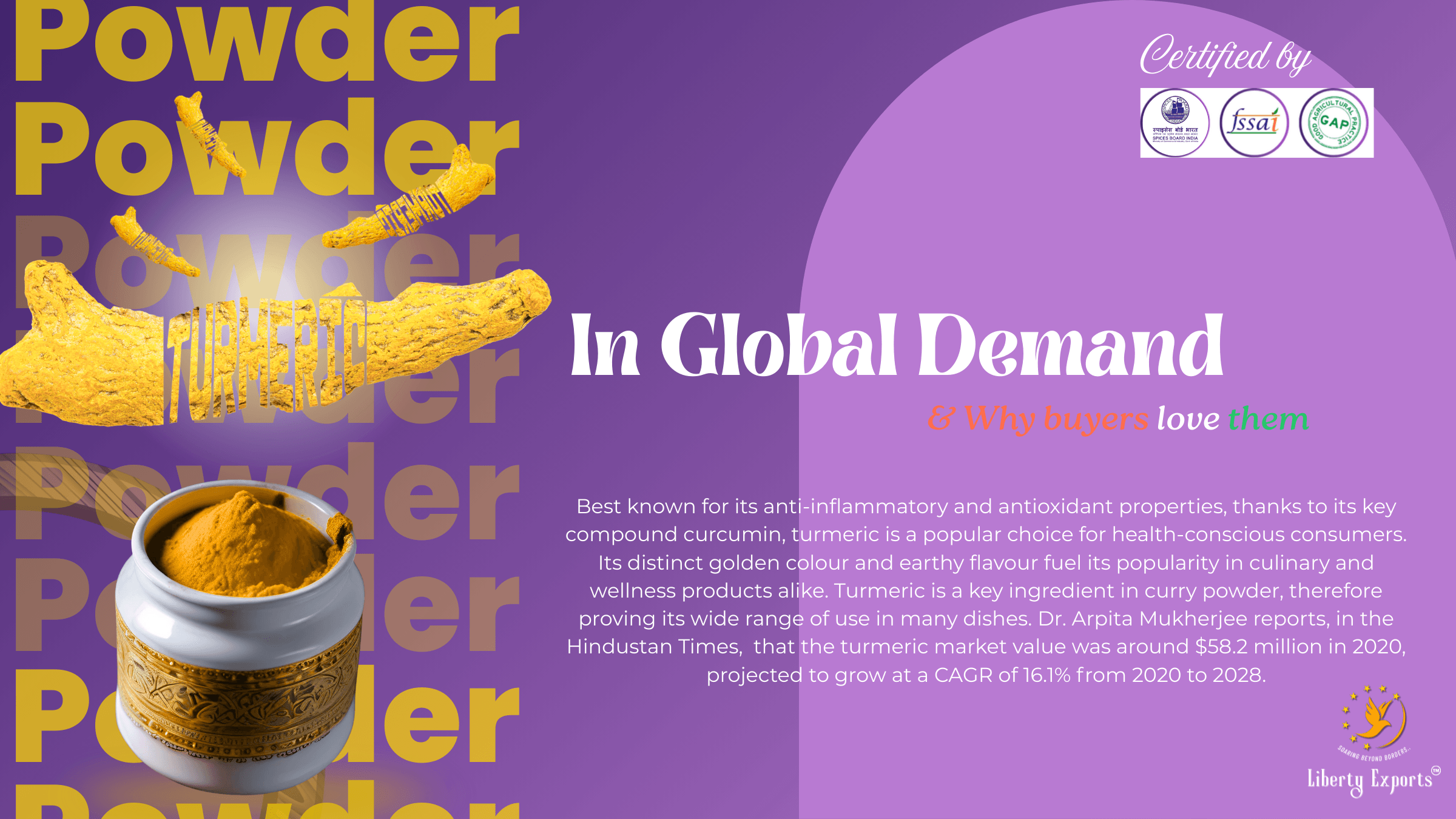 Turmeric Powder Export